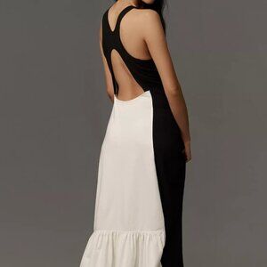 Daily Practice Color block racer Midi Dress